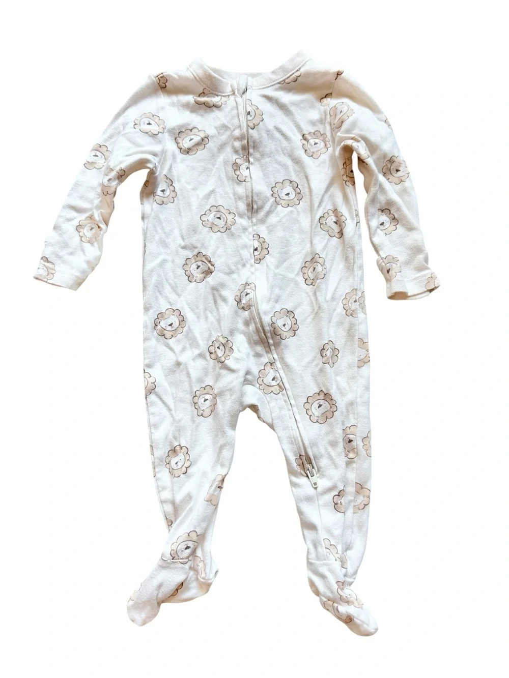 Old Navy lot of 4 footed two way zip closure sleeper footed pajamas 3-6 Months